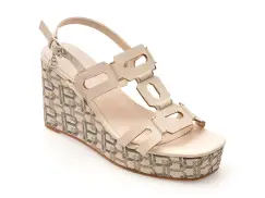 Sandale LAURA BIAGIOTTI bej, 9104, din piele ecologica imagine
