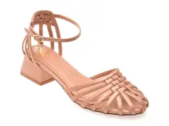 Sandale LAURA BIAGIOTTI bronz, 9031, din piele ecologica imagine