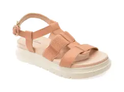 Sandale MODARE nude, 7200101, din piele ecologica imagine