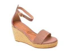 Sandale PEPE JEANS roz, WAYNA LOG, din piele ecologica imagine