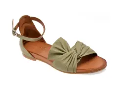 Sandale PLANET verzi, 300711, din piele naturala imagine