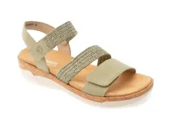 Sandale REMONTE verzi, R6861, din piele ecologica imagine