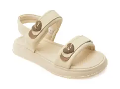 Sandale SELECTION KIDS albe, 12072, din piele ecologica imagine