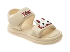 Sandale SELECTION KIDS albe, 25812, din piele ecologica imagine