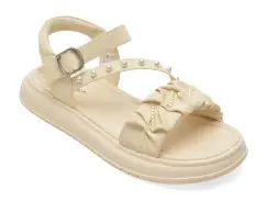 Sandale SELECTION KIDS albe, 62093, din piele ecologica imagine