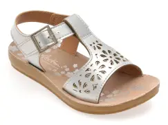 Sandale SELECTION KIDS argintii, 82949, din piele ecologica imagine