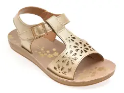 Sandale SELECTION KIDS aurii, 82949, din piele ecologica imagine