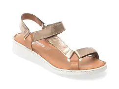 Sandale SHOOZY bronz, EV4041, din piele naturala imagine
