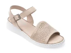 Sandale SHOOZY gri, EVP109, din piele naturala imagine