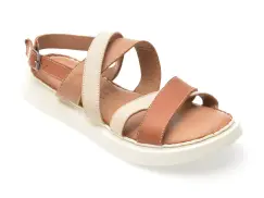 Sandale SHOOZY maro, EV4038, din piele naturala imagine