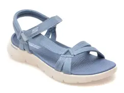 Sandale SKECHERS albastre, GO WALK FLEX, din material textil imagine