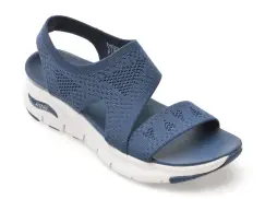 Sandale SKECHERS bleumarin, 119458, din material textil imagine