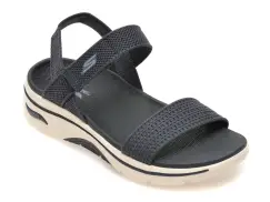 Sandale SKECHERS bleumarin, GO WALK ARCH FIT 2.0, din material textil imagine
