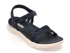 Sandale SKECHERS bleumarin, GO WALK FLEX, din material textil imagine