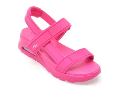 Sandale SKECHERS fucsia, 119814, din material textil imagine