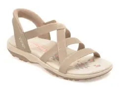 Sandale SKECHERS gri, 163460, din material textil imagine