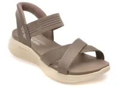 Sandale SKECHERS gri, ULTRA FLEX 3.0, din material textil imagine