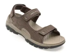 Sandale SKECHERS maro, 204105, din piele ecologica imagine