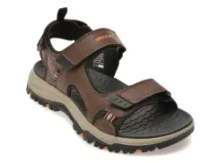 Sandale SKECHERS maro, 205139, din piele ecologica imagine