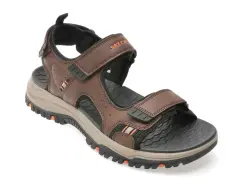 Sandale SKECHERS maro, PREWITT, din piele ecologica imagine