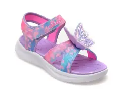Sandale SKECHERS mov, 303109L, din piele ecologica imagine