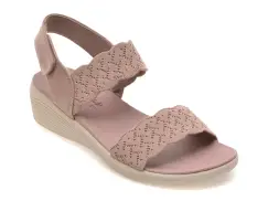 Sandale SKECHERS mov, ARYA, din material textil imagine