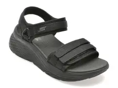 Sandale SKECHERS negre, 141617, din material textil imagine