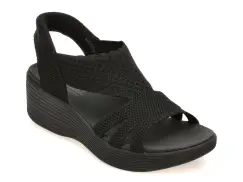 Sandale SKECHERS negre, PARALLEL LITE, din material textil imagine
