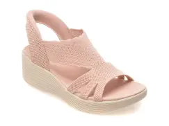 Sandale SKECHERS roz, PARALLEL LITE, din material textil imagine