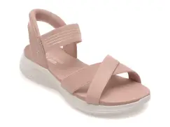 Sandale SKECHERS roz, ULTRA FLEX 3.0, din material textil imagine
