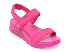 Sandale SKECHERS roz, UNO, din material textil imagine