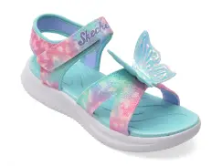 Sandale SKECHERS verzi, JUMPSTERS SANDAL, din piele ecologica imagine