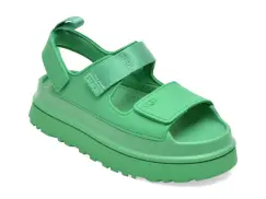 Sandale UGG verzi, GOLDENGLOW, din pvc imagine