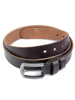 Curea pentru barbati 9103-1, piele naturala, 130 cm, Maro imagine
