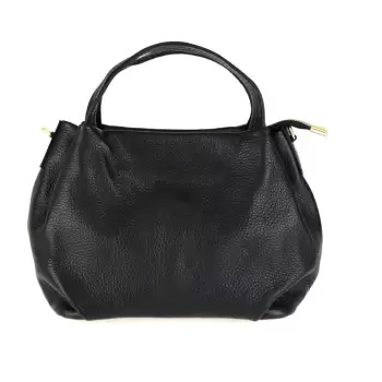 Geanta dama Bonella GT582, piele naturala, negru imagine