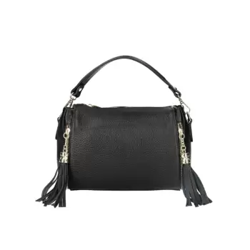 Geanta dama Delis, Roxane GT2655, piele naturala, Negru imagine