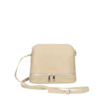 Geanta dama Delis, Viviana GT2657, piele naturala, Taupe imagine