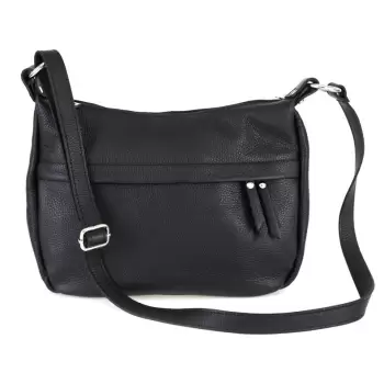 Geanta dama Donata GT718, piele naturala, negru imagine