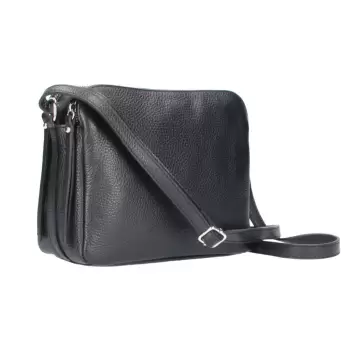 Geanta dama GT1981 Fosca, piele naturala, Negru imagine