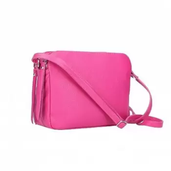 Geanta dama GT2384 Fosca, piele naturala, Fuxia imagine