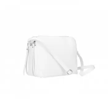 Geanta dama GT2667 Fosca, piele naturala, Alb imagine