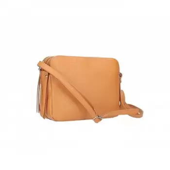 Geanta dama GT2669 Fosca, piele naturala, Cognac imagine