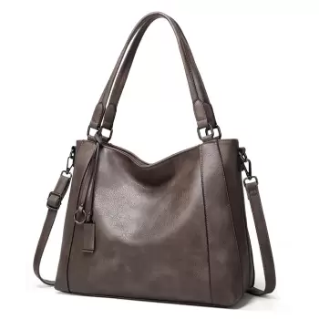 Geanta dama Janet GT811, model gri inchis - maro imagine