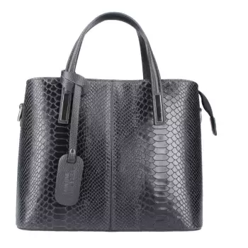 Geanta dama Merle GT591, piele naturala, negru imagine