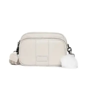 Geanta dama, Miralys GT3346, piele naturala, Crem imagine