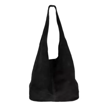 Geanta dama Monica GT1194, piele intoarsa, negru imagine