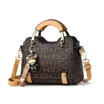 Geanta dama, Morrigan GT3462, Maro/Cognac imagine