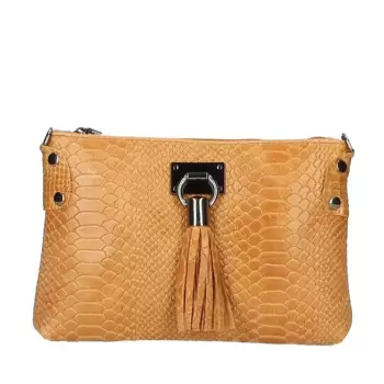 Geanta dama Theresa GT1746, piele naturala, Cognac imagine
