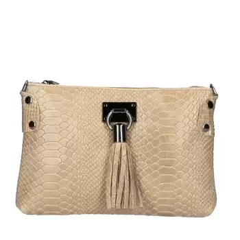 Geanta dama Theresa GT1750, piele naturala, Taupe imagine