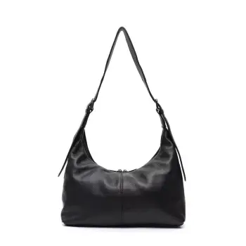 Geanta dama, Zireen GT3357, piele naturala, Negru imagine